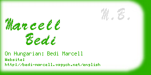 marcell bedi business card